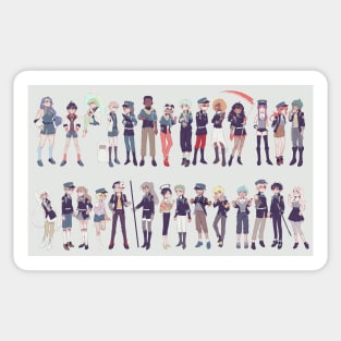 Agent lineup Sticker